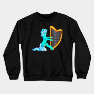 Lyra playing on the harp Crewneck Sweatshirt